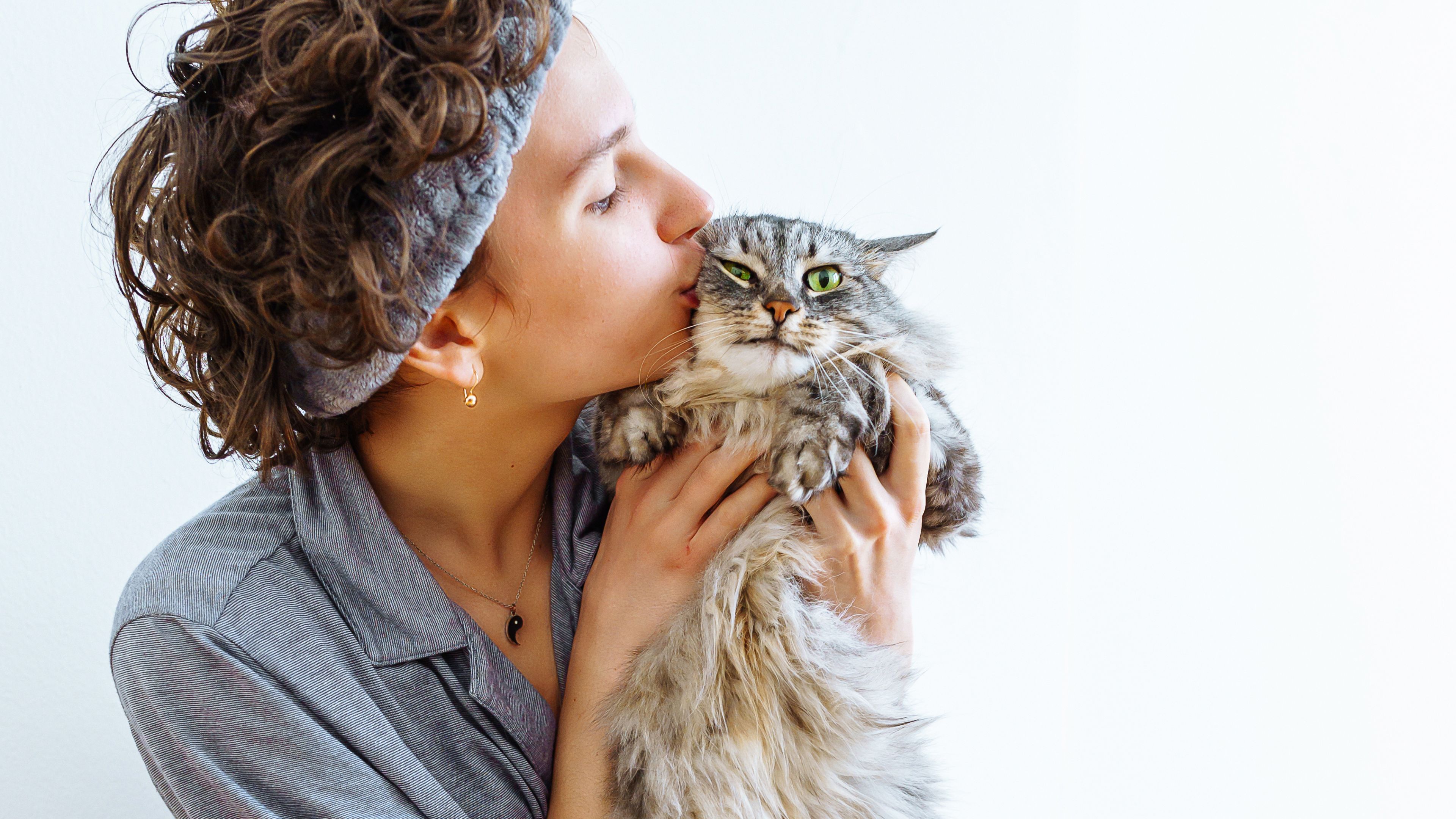 Expert tips for kissing your cat.